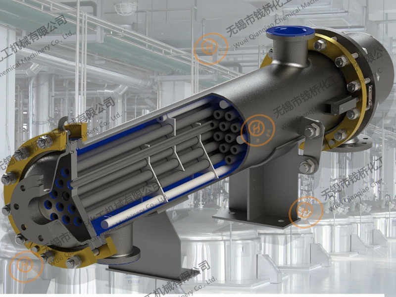 碳化硅換熱器截面圖 碳化硅換熱器截面圖